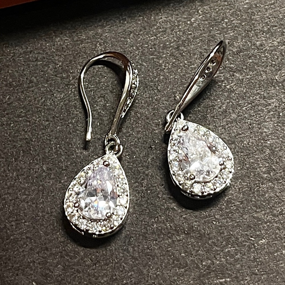 Silver Drop Earrings